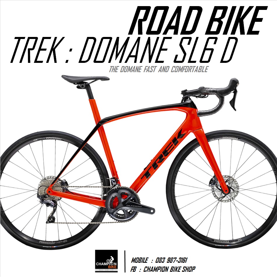 จักรยานเสือหมอบ TREK : DOMANE SL 6 DISC ROAD BIKE - 2020