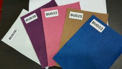 ขายพรมอัดเรียบ รุ่น BU032 หนา 2 มิล สีฟ้า กว้าง 1.5m. สีพิเศษ