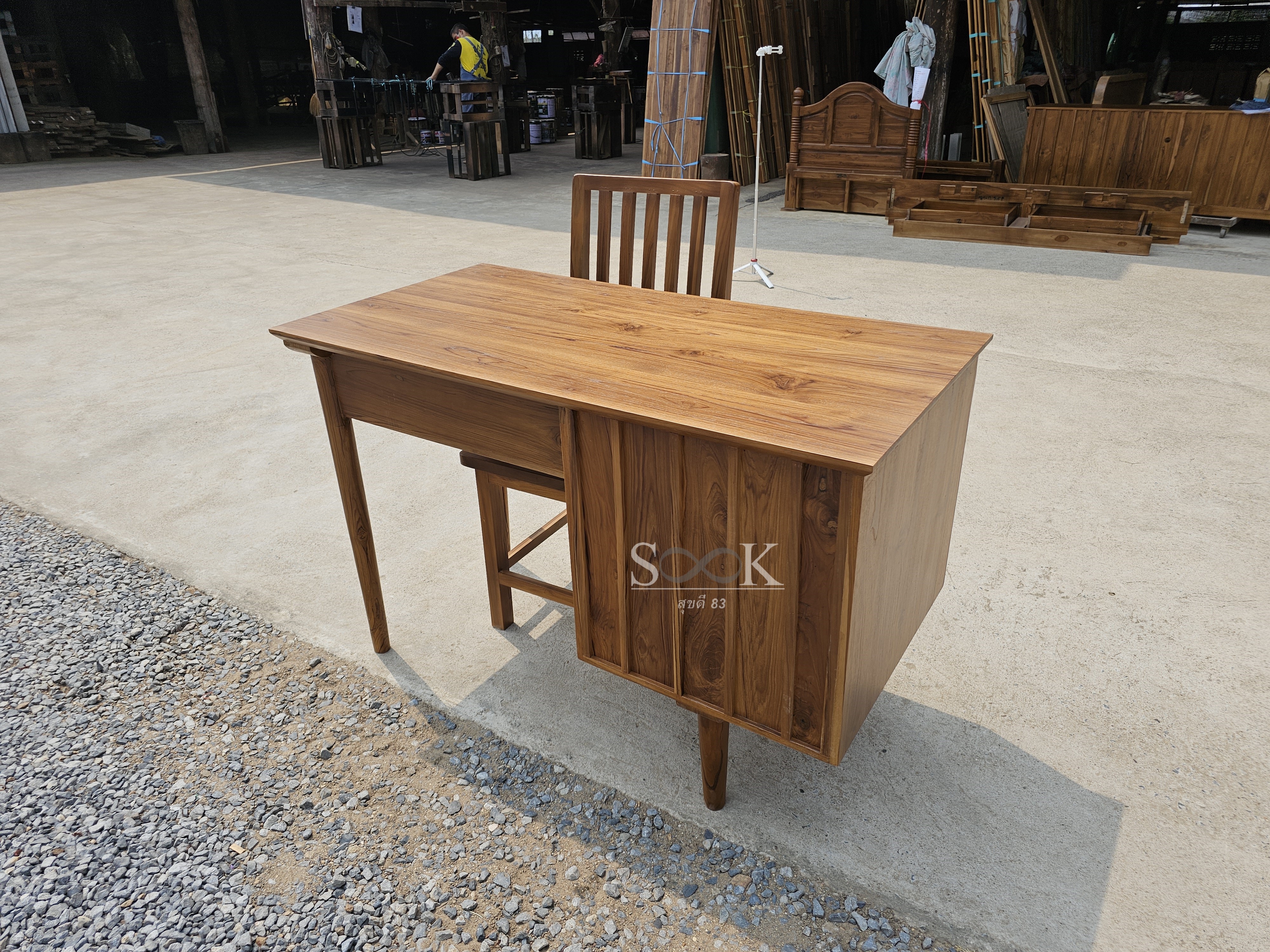 โต๊ะนักเรียนเขียนหนังสือ + เก้าอี้สวีเดน