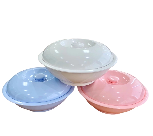 SB Melamine โถข้าวเมลามีนพร้อมฝา รุ่นคลาสสิค ขนาด 10 นิ้ว BL987-10