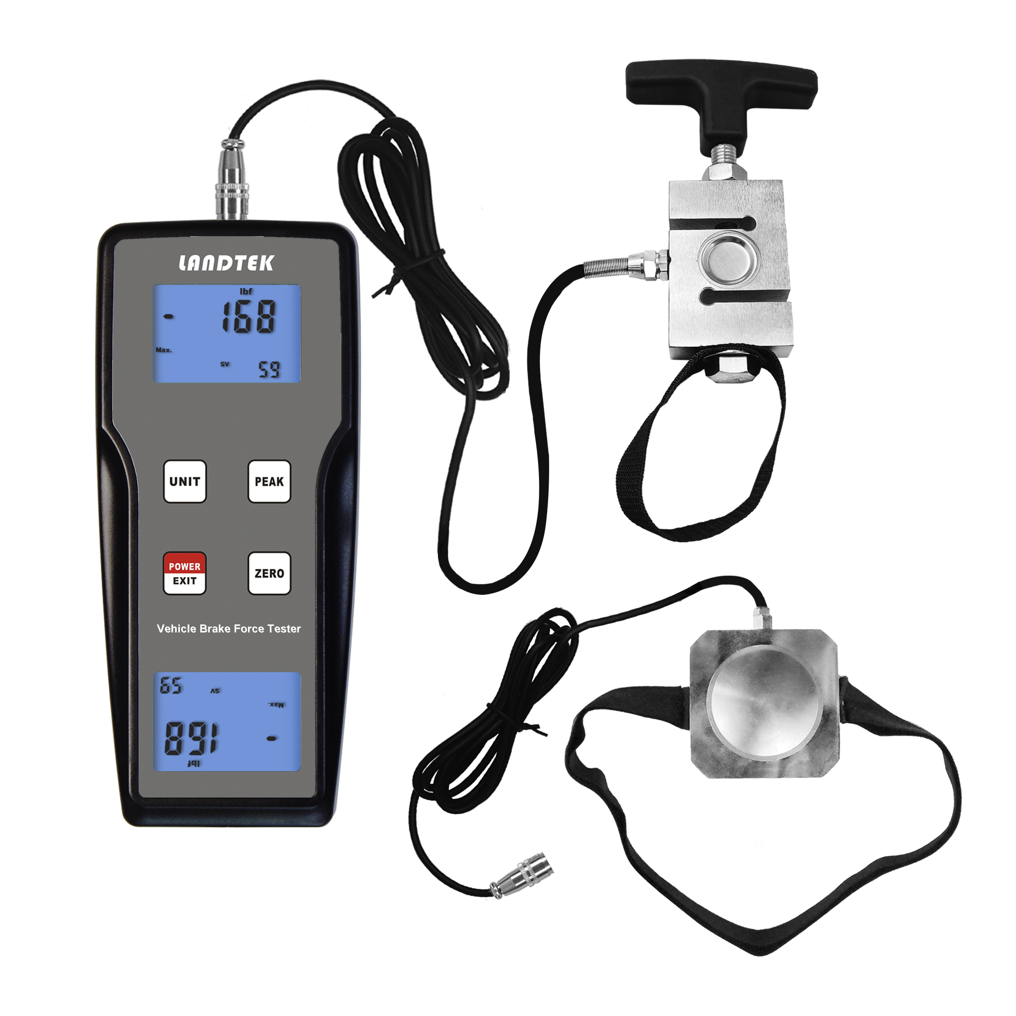 Vehicle Brake Force Meter, Landtek, Vehicle Brake Force Meter FM-204PB,