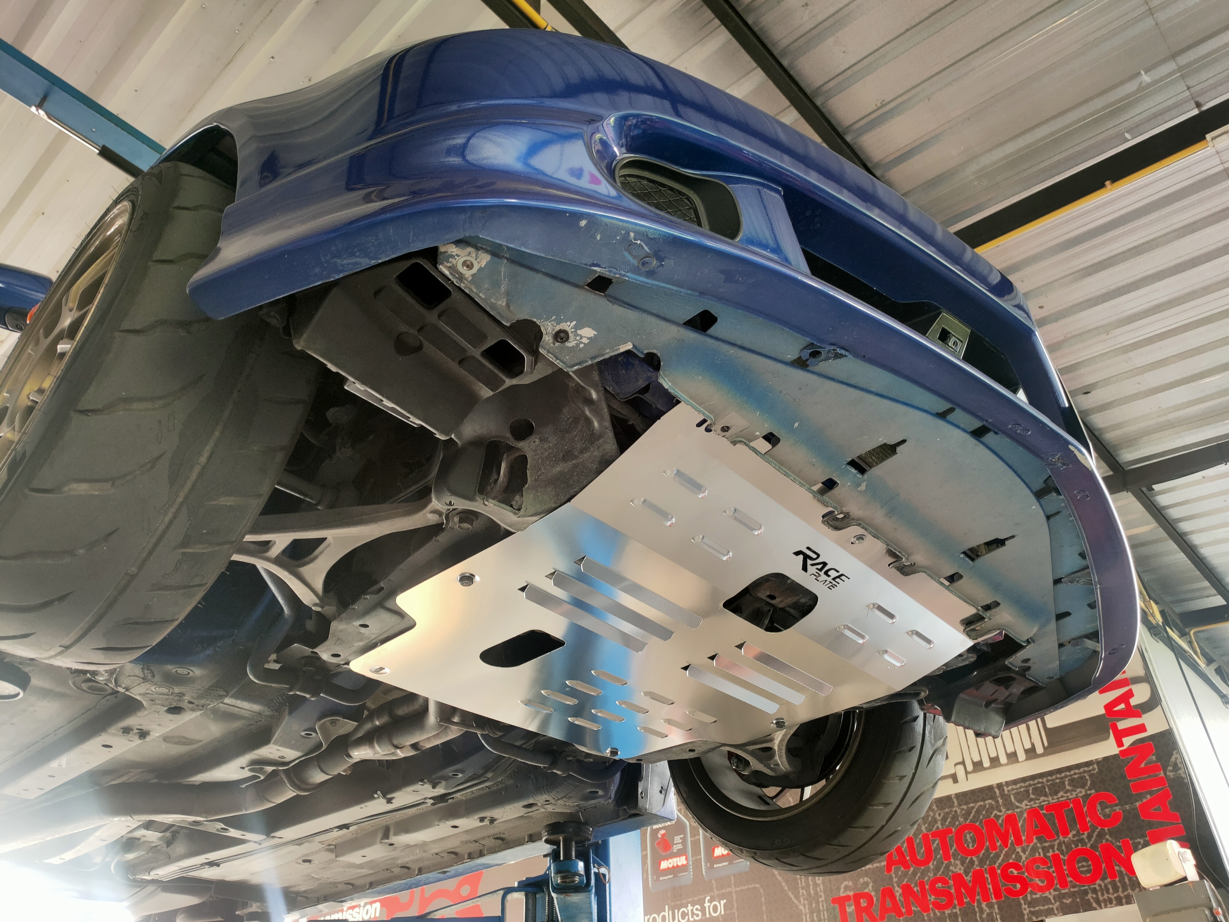 แผ่นปิดใต้ห้องเครื่องอลูมิเนียม Honda DC5 Raceplate_Undertray