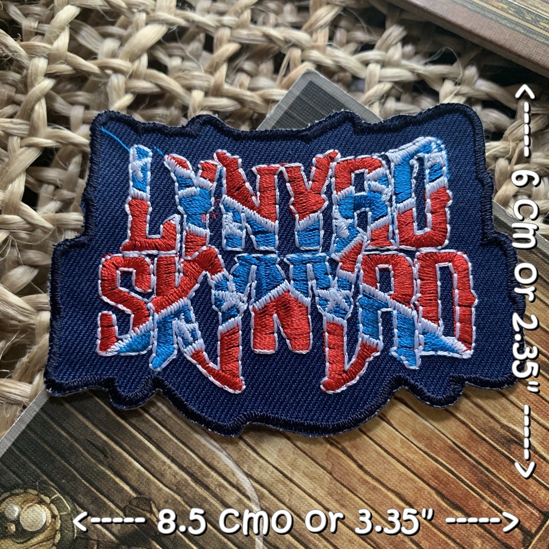 Lynyrd Skynyrd วงดนตรี ร็อค เฮฟวี่เมทัล พังค์ ตัวรีดแบบปัก อาร์มปัก ตัวรีดติดเสื้อ ตัวรีด ติดกระเป๋า ติดหมวก ติดแจ๊คเก็ต Rock Iron on Embroidered Patch