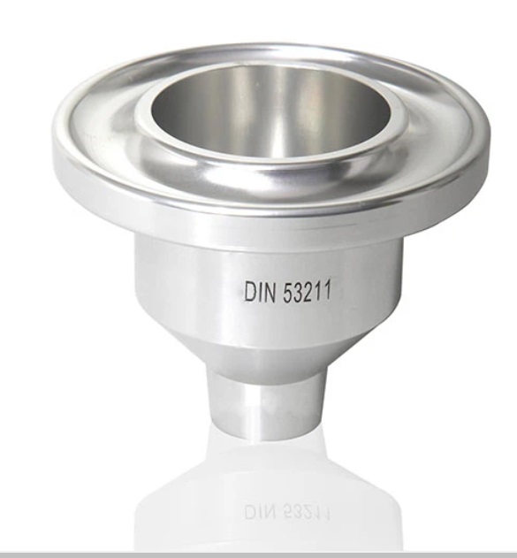 DIN Viscosity Flow Cups Paint Viscosity Meter standard DIN 53211 viscometer 6 mm stainless steel orifice. Model: 1108/6 Viscosity Range : 550-1500 cSt,