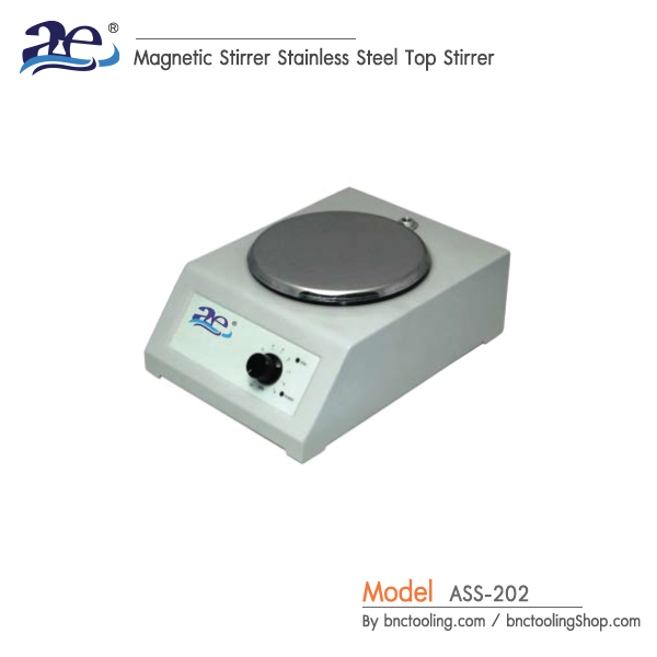 A&E Lab,Magnetic Stirrer Stainless Steel Top Stirrer,ASS-202