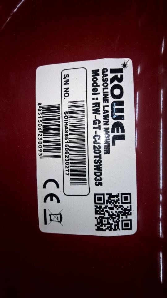 เครื่องตัดหญ้า BRIGGS & STRATTON SERIES 450E ตัวถัง ROWEL หญ้าออกข้าง 20"