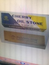 Cherry Oil Stone 100x25x13 mm #400 - หินน้ำมันสำหรับลับคมและแต่งผิวละเอียด