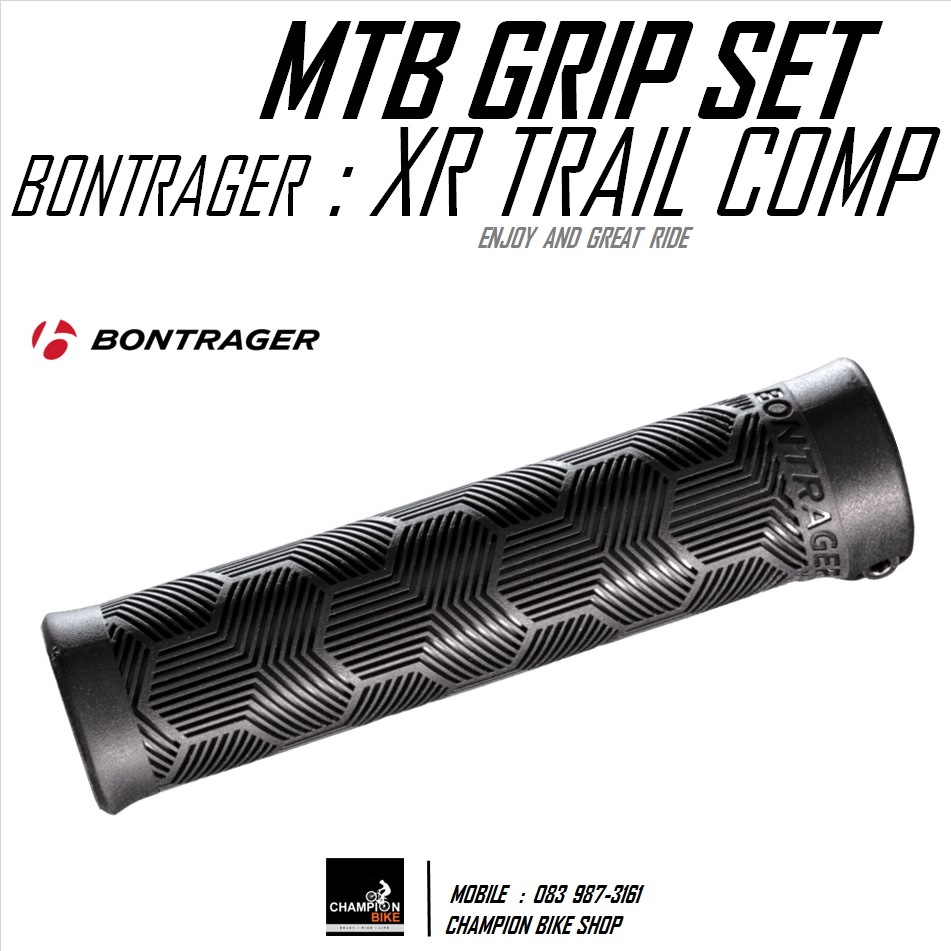 ปลอกแฮนด์จักรยาน BONTRAGER : XR TRAIL COMP MTB GRIP สีดำ