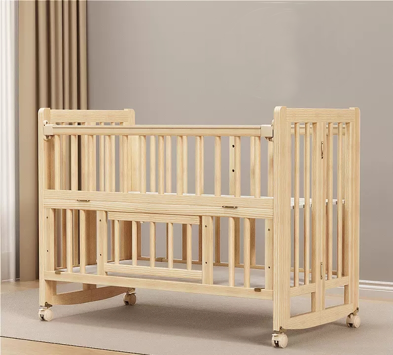 เตียงนอนไม้สำหรับเด็ก พับได้ B10133