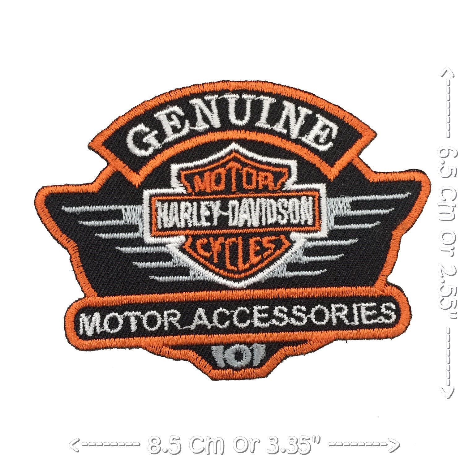 Harley มอเตอร์ไซด์ ตัวรีดติดเสื้อ อาร์มรีด อาร์มปัก ตกแต่งเสื้อผ้า หมวก กระเป๋า แจ๊คเก็ตยีนส์ Racing Embroidered Iron on Patch