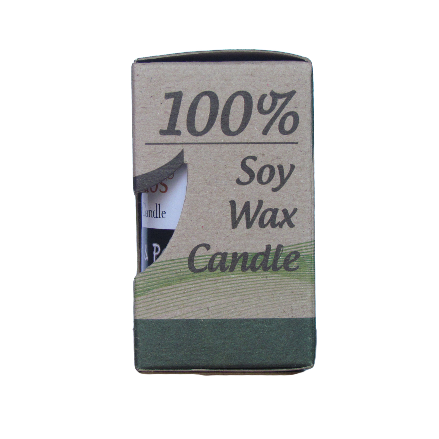 SenOdos เทียนหอม อโรม่า เทียนหอมสปา Black Pepper + Patchouli Scented Soy Candle Aroma 45 g - กลิ่นพริกไทยดำ + แพทชูลี่