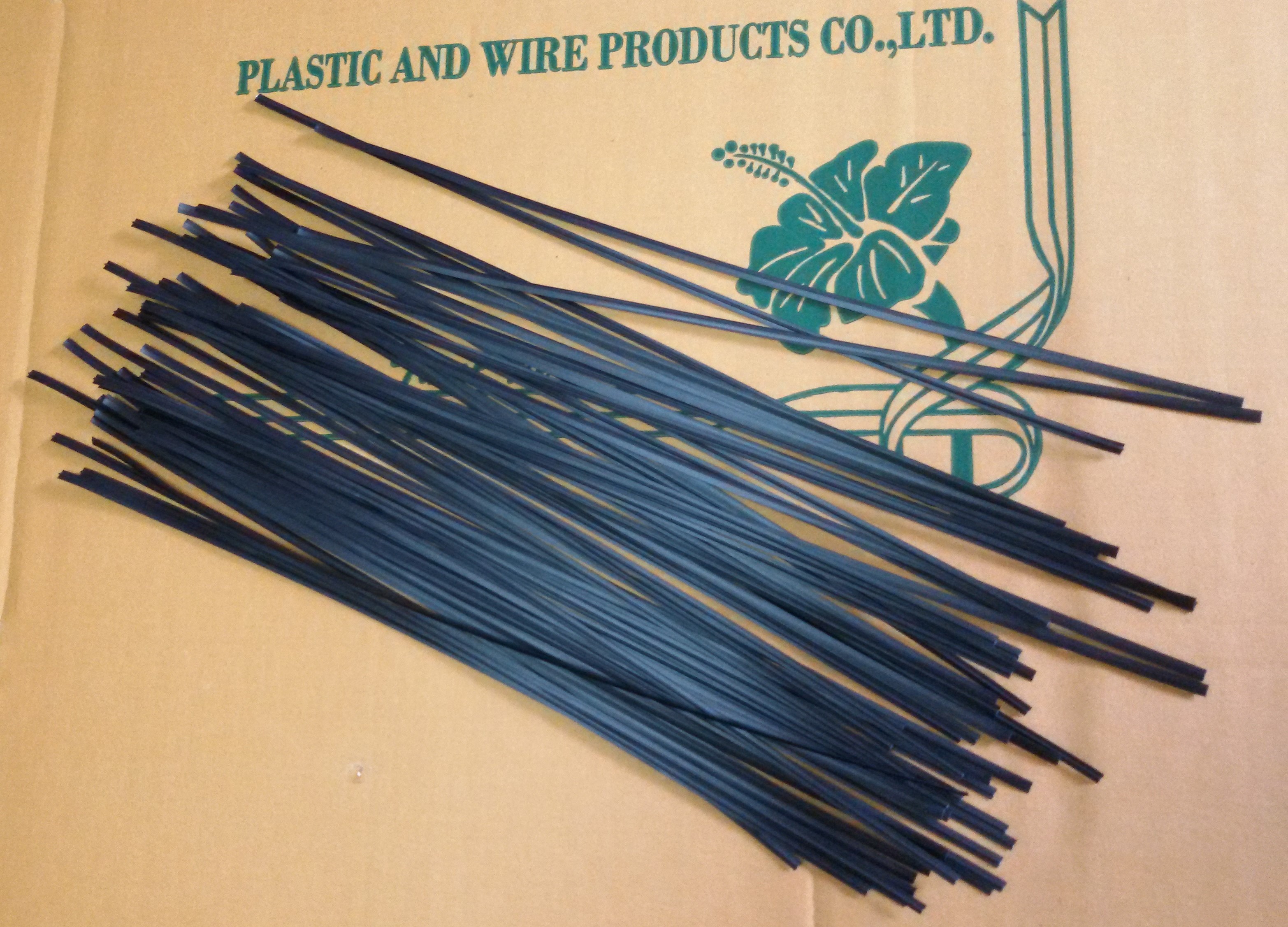 ลวดมัดสายไฟ ลวดมัดสายแลน ลวดมัดสายโทรศัพท์ ลวดพลาสติก ลวดหุ้มพลาสติก ลวดเคลือบพลาสติก ชนิด หุ้มด้วย PE (PE TIE) SKU-00115