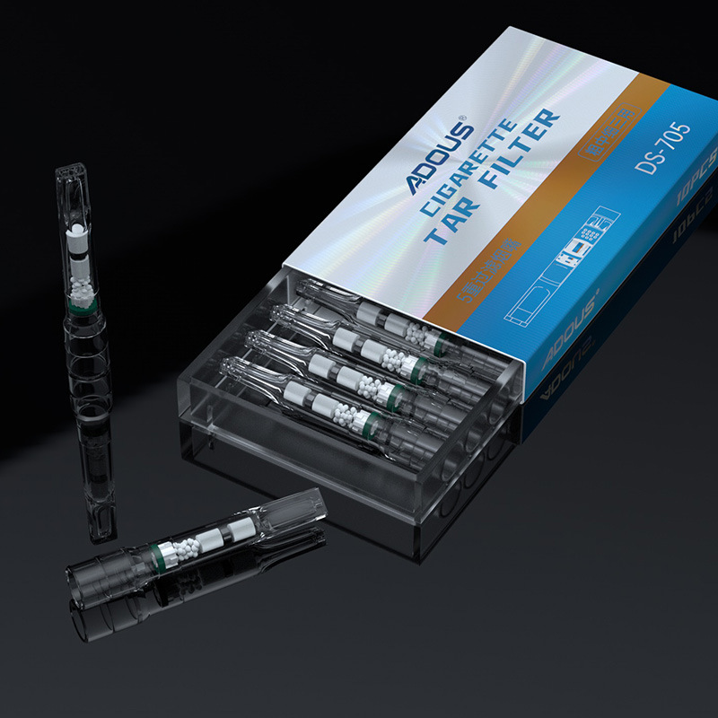 ADOUS DS-705 ที่กรองบุหรี่ (ชั้นกรอง 5 เท่า) - แพค 10 ชิ้น