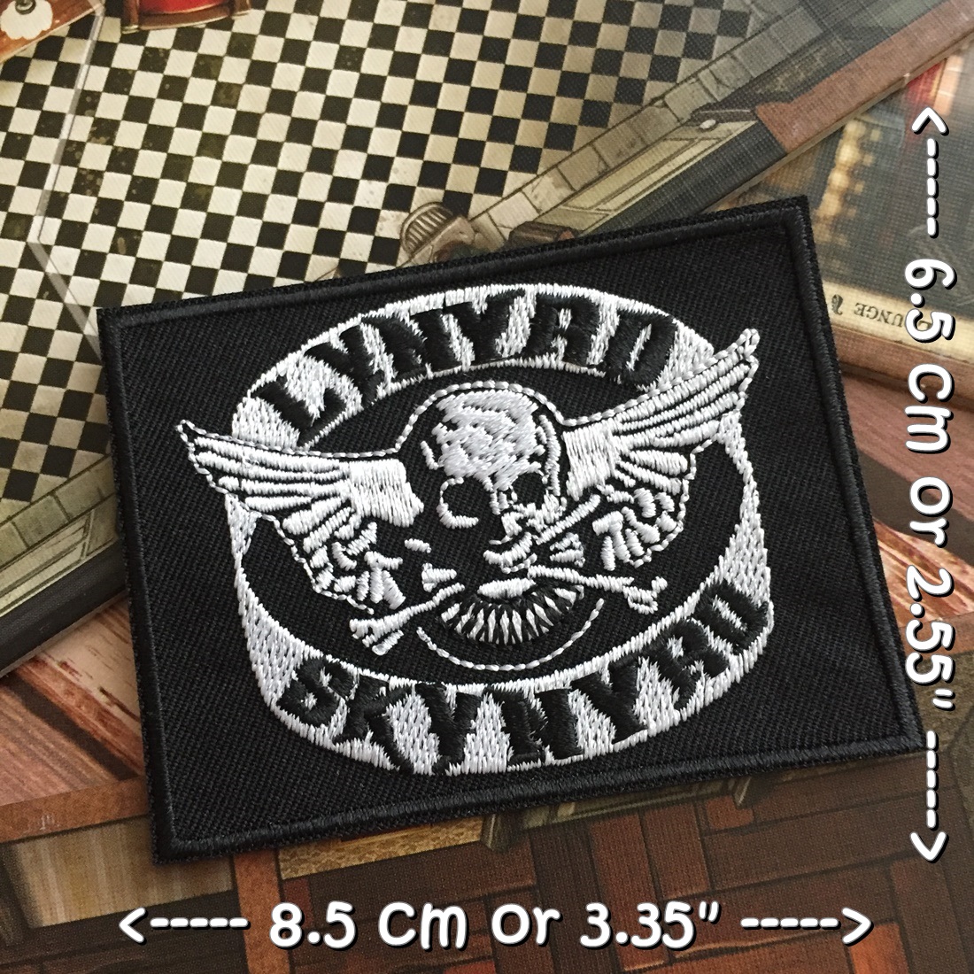 Lynyrd Skynyrd วงดนตรี ร็อค เฮฟวี่เมทัล พังค์ ตัวรีดแบบปัก อาร์มปัก ตัวรีดติดเสื้อ ตัวรีด ติดกระเป๋า ติดหมวก ติดแจ๊คเก็ต Rock Iron on Embroidered Patch