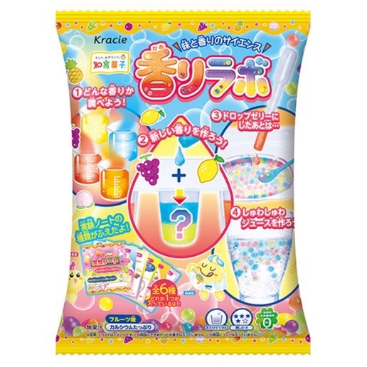 Kracie ขนมทำเอง DIY ฝึกสมาธิ เสริมจินตนาการ ขนมทำมือ ของเล่นกินได้ นำเข้าจากญี่ปุ่น #ชุดวิทยาศาสตร์