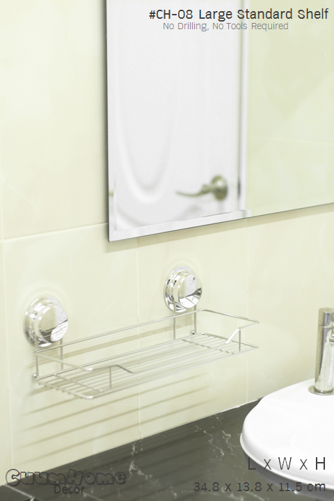 CH-08 Large Chrome Standard Shelf - ชั้นวางสแตนเลสขนาดใหญ่ รุ่น Chrome Series