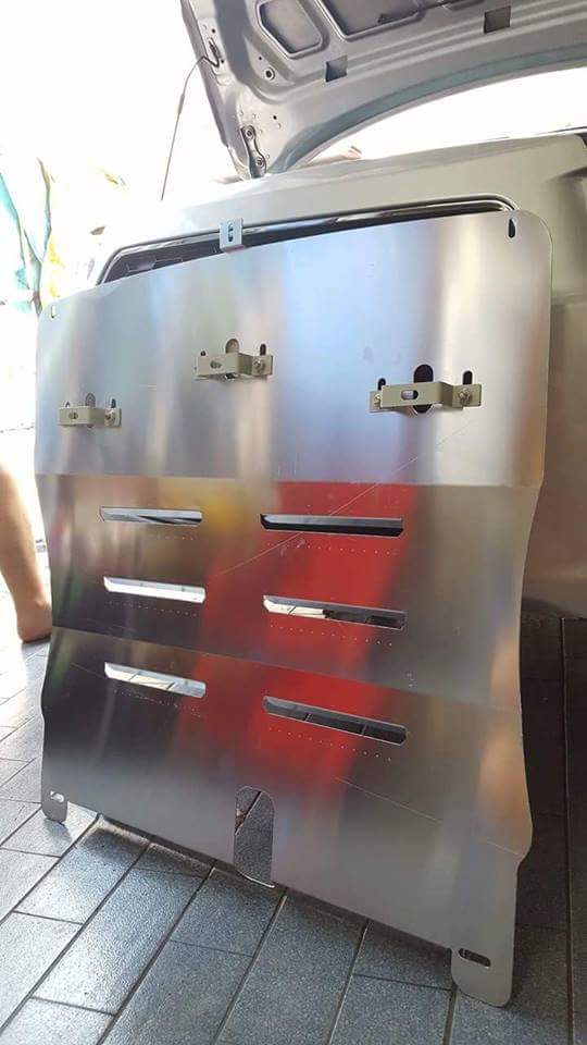 แผ่นปิดใต้ห้องเครื่องอลูมิเนียม Chevrolet Sonic Raceplate_Undertray