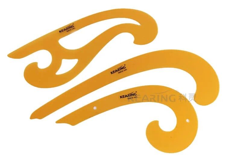 Kearing French Curve 1301Sไม้บรรทัดแนวโค้งงานตัดเย็บ (Set 3ชิ้น)