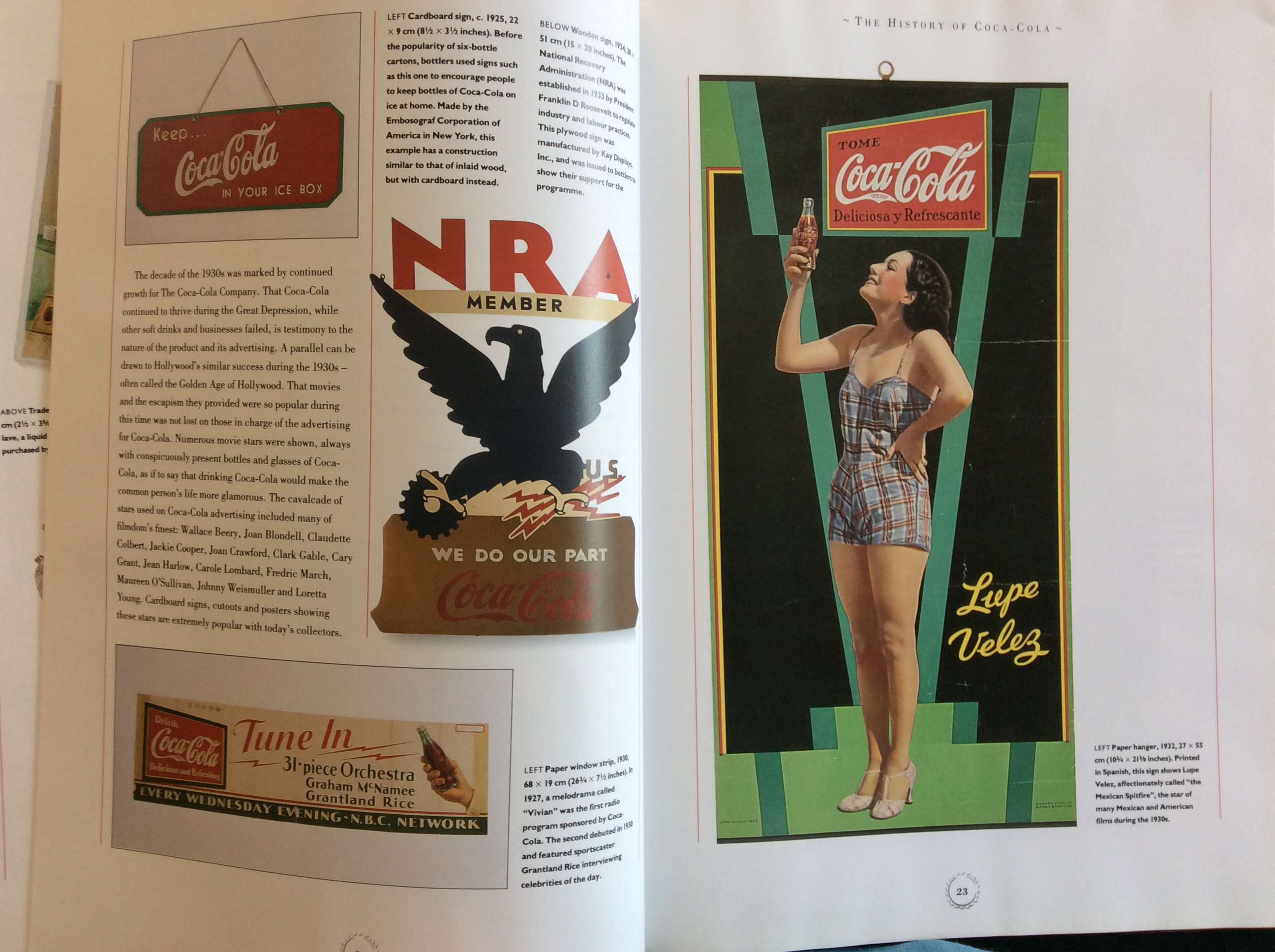 หนังสือรวมของสะสม Coca Cora