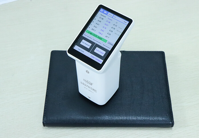 Linshang LS175, 45/0 Colorimeter with 20mm Aperture Colorimeter Fabric Color Checker, Colorchecker LS175 45°/0° Touch Screen Large Measuring Aperture 20mm Food APP PC Software,
