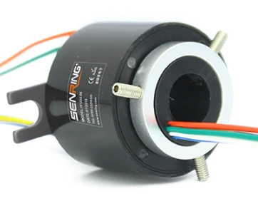 Senring Slip Ring For 6 Circuits 5A Through Hole Sliprings With 12mm OD 35mm Hole Drill Rotary Signal Union