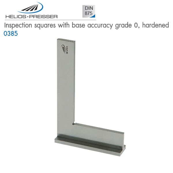 HELIOS-PREISSER,Inspection squares with base accuracy grade 0, hardened,0385