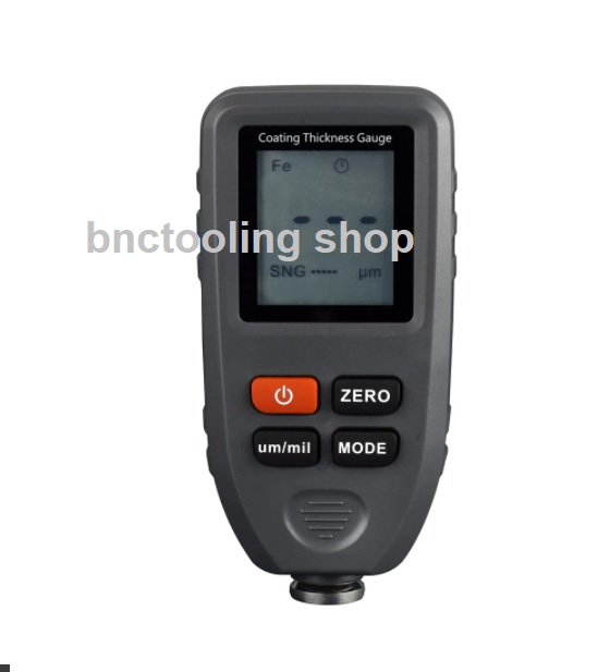 เครื่องวัดความหนาผิวเคลือบ เครื่องวัดความหนาสี, TC-100 Thickness Gauge Paint Coating Digital Car Paint Thickness Meter Black/White.