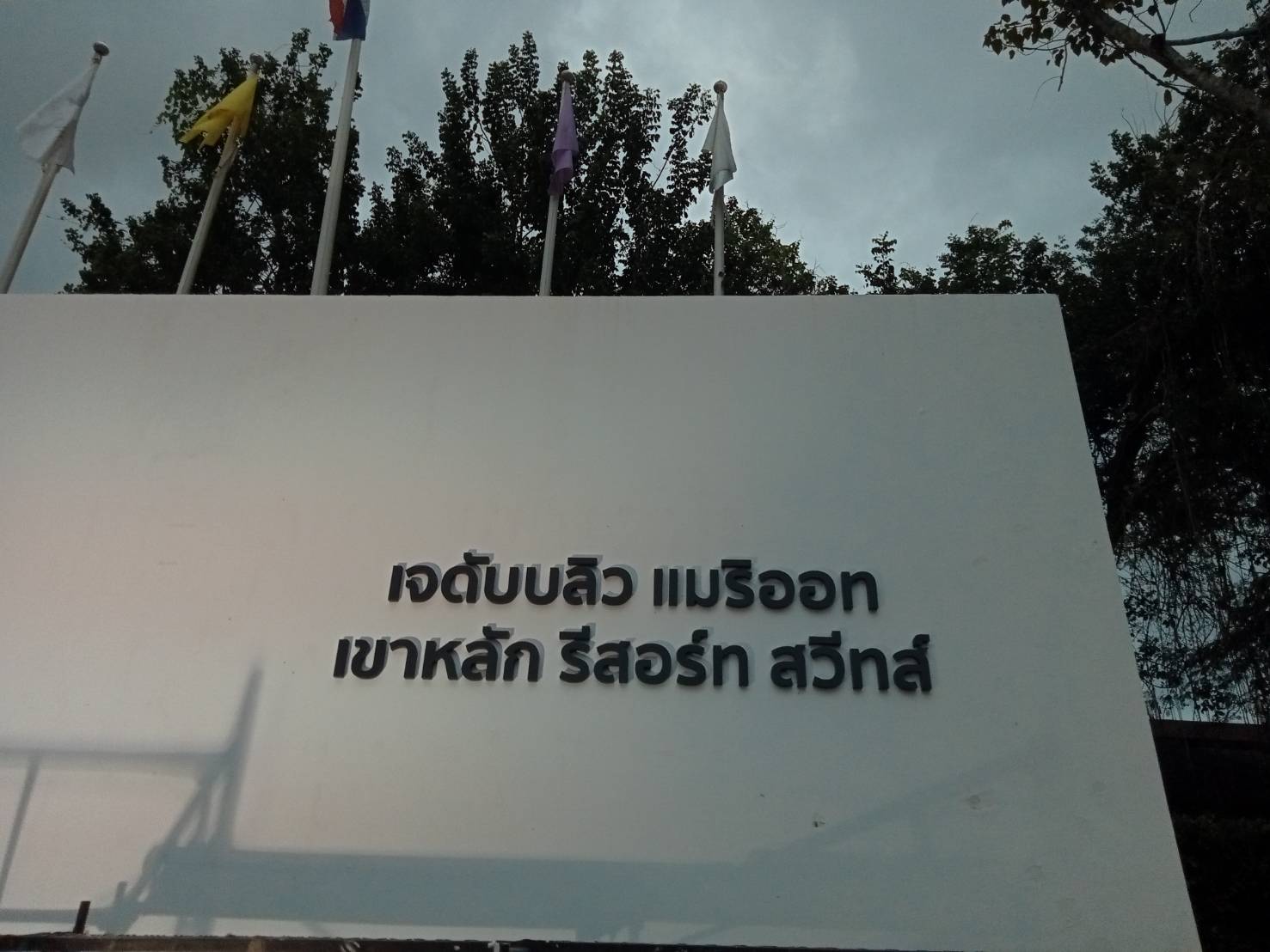 #งานติดตั้งป้ายอักษรสแตนเลสแฮร์ไลน์ทำสี