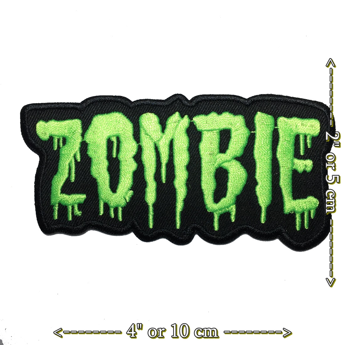 ซอมบี้ Zombie ตัวรีดติดเสื้อ อาร์มรีด อาร์มปัก ตกแต่งเสื้อผ้า หมวก กระเป๋า แจ๊คเก็ตยีนส์ Dark Embroidered Iron on Patch