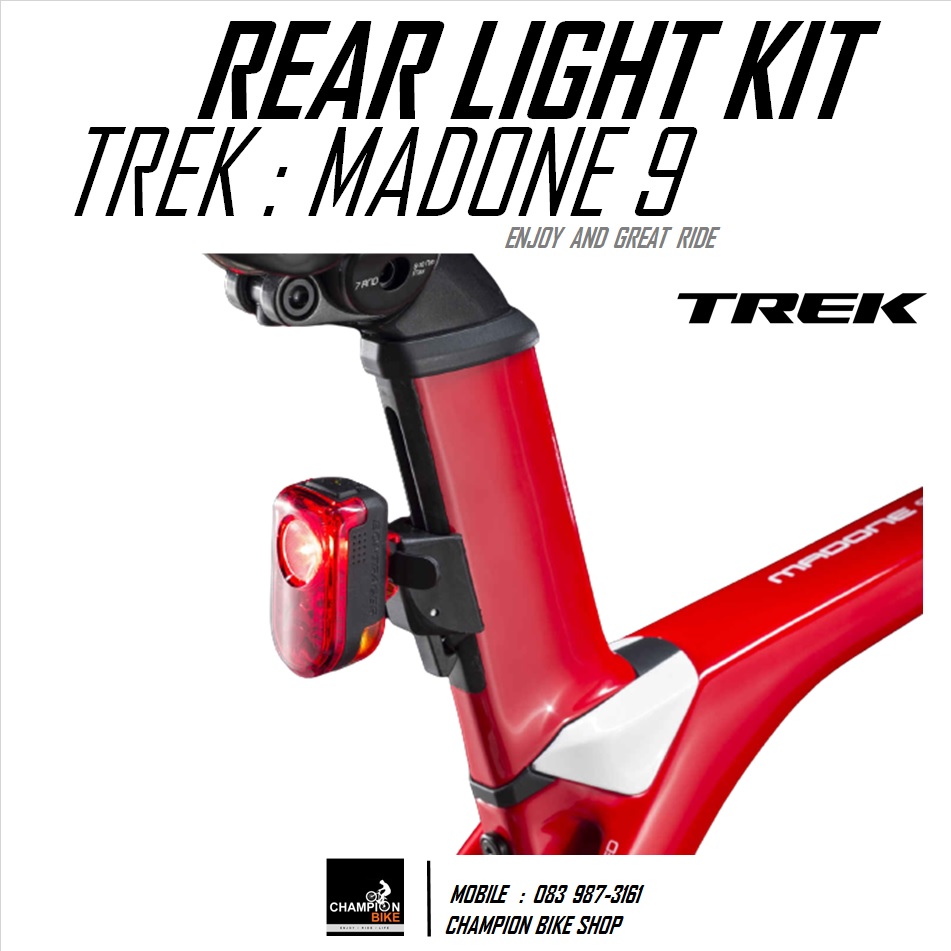 ไฟท้ายติดหลักอาน TREK MADONE 9 SERIES BONTRAGER : FLARE R REAR BIKE LIGHT FOR TREK MADONE 9