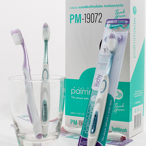 19072-แปรงสีฟัน ริชชี่ อารีก้า ปาล์ม (12 ชิ้น)
