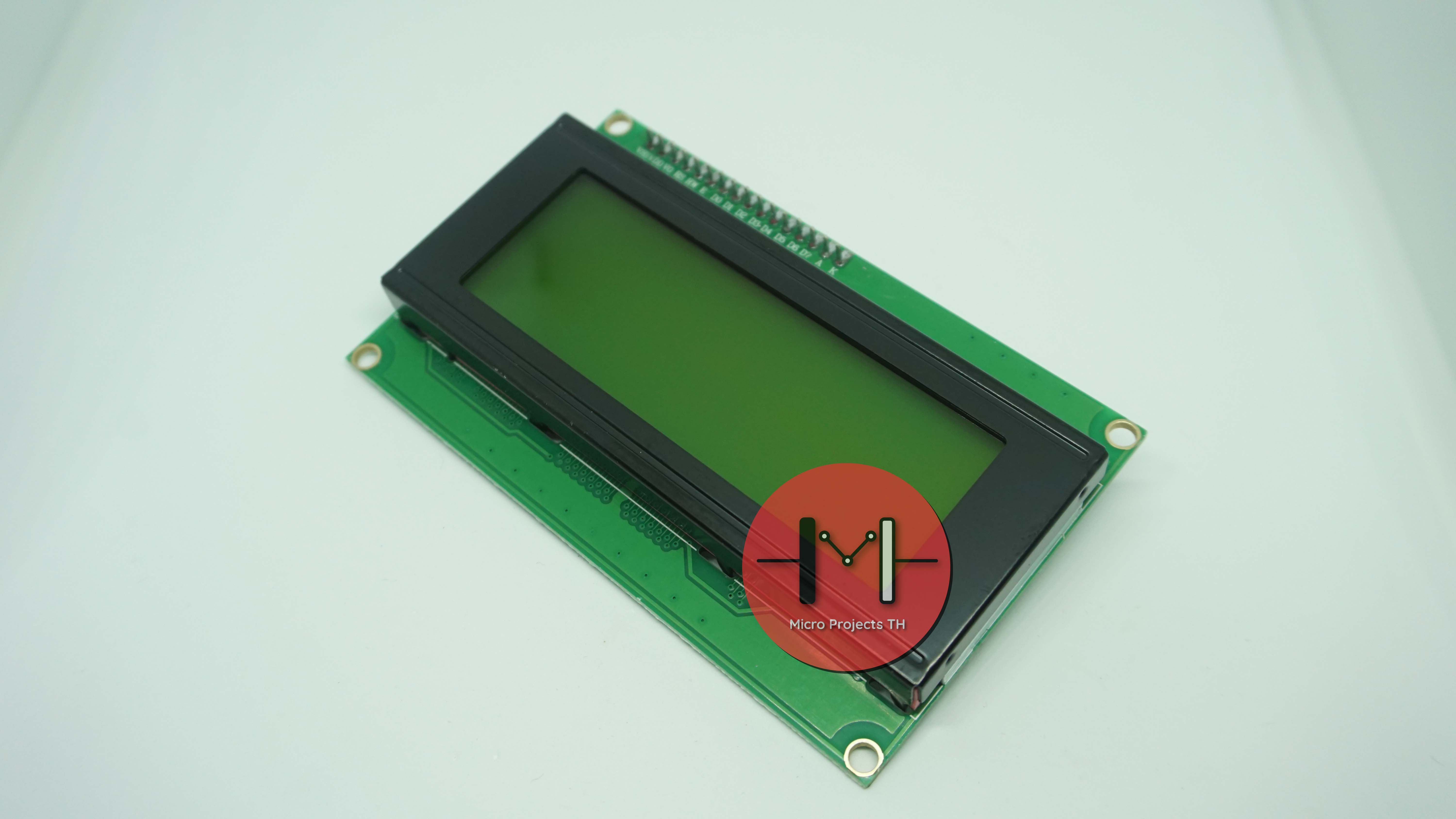 2004 LCD (Yellow Screen) 20x4 โมดูลจอ LCD พร้อม I2C Interface
