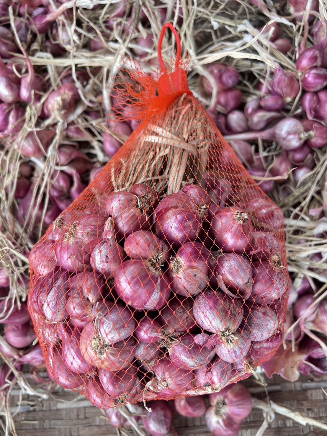 หอมแดง 1 กก. หอมแดงอินทรีย์ หอมแดงออแกนิค บ้านสวนพราวตะวัน