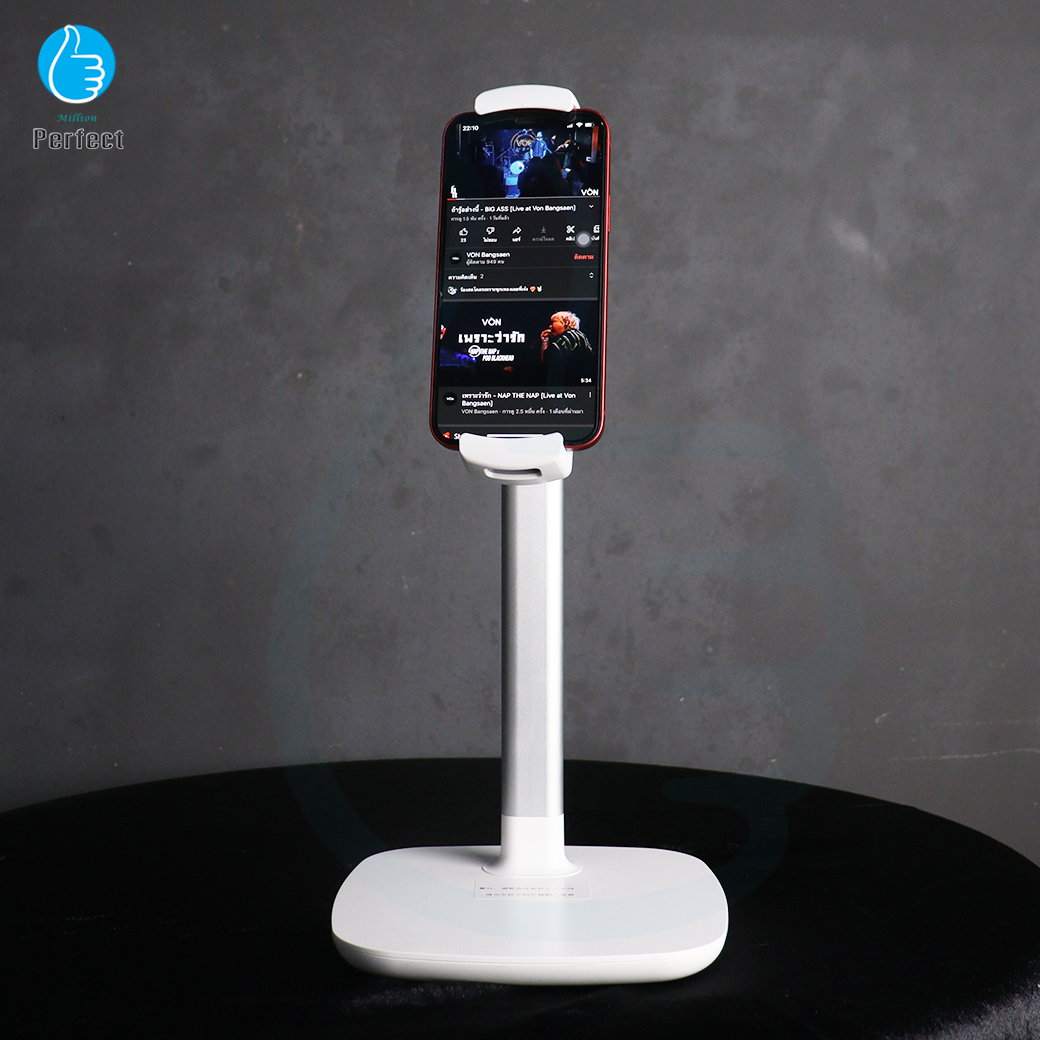 ขาตั้งไอแพด แท๊บเล็ต มือถือ แบบพกพา พับเก็บได้ มีแผ่นยางกันลื่น หมุนได้ 360 องศา รุ่น IP22