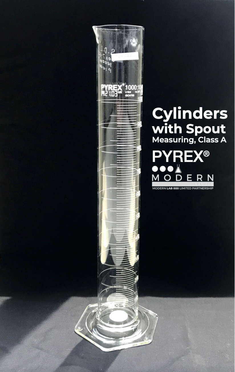 กระบอกตวง / Cylinders with Spout, Measuring, Class A, PYREX
