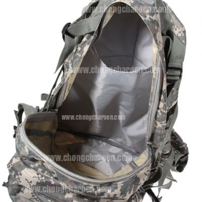 เป้ทหาร แทคติคอล เดินป่า ยุทธวิธี 3D (40L, ผ้าหนา เกรด A, มีฟองน้ำหลัง)