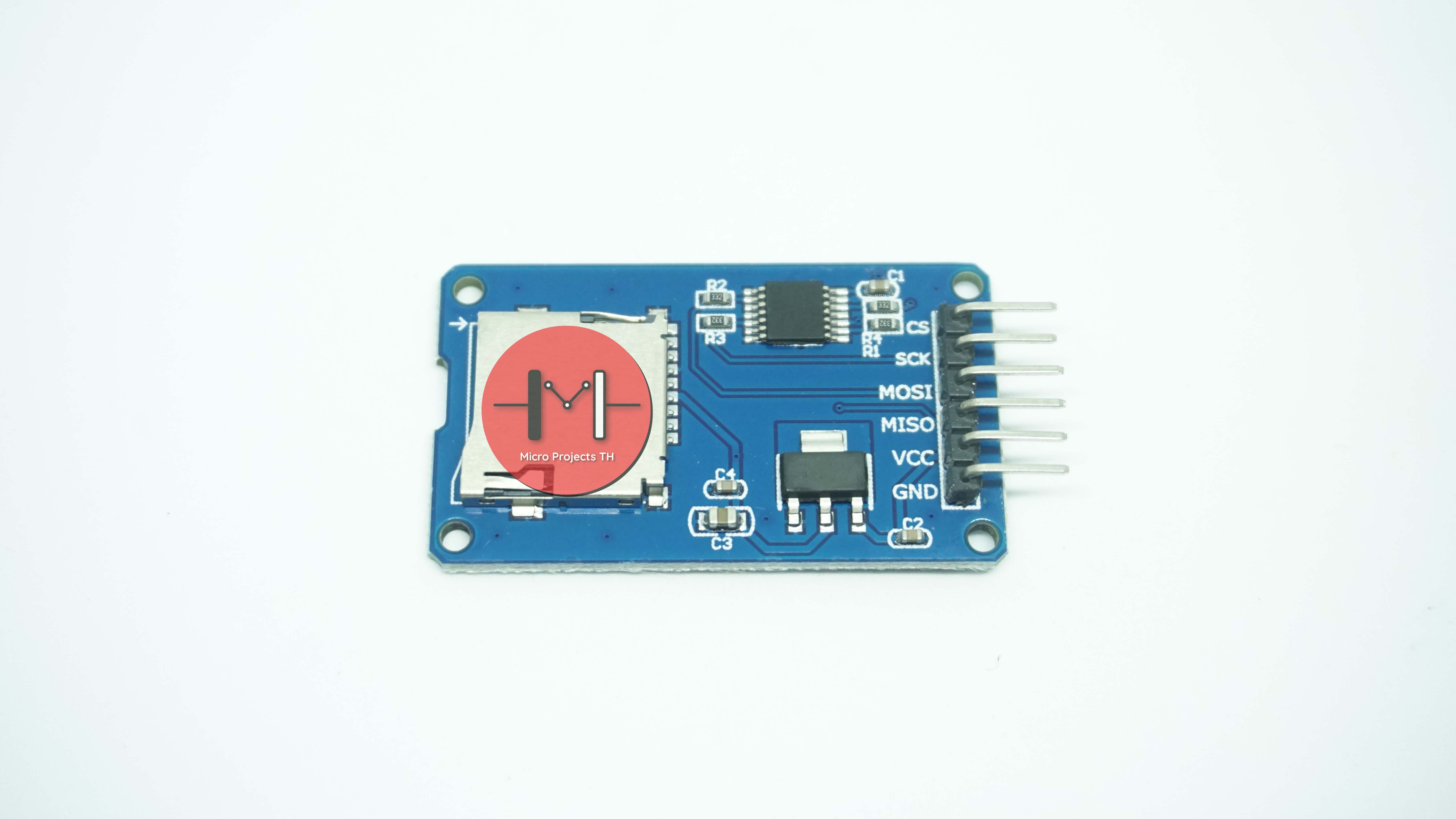 โมดูลบันทึกข้อมูล Micro SD Card Module