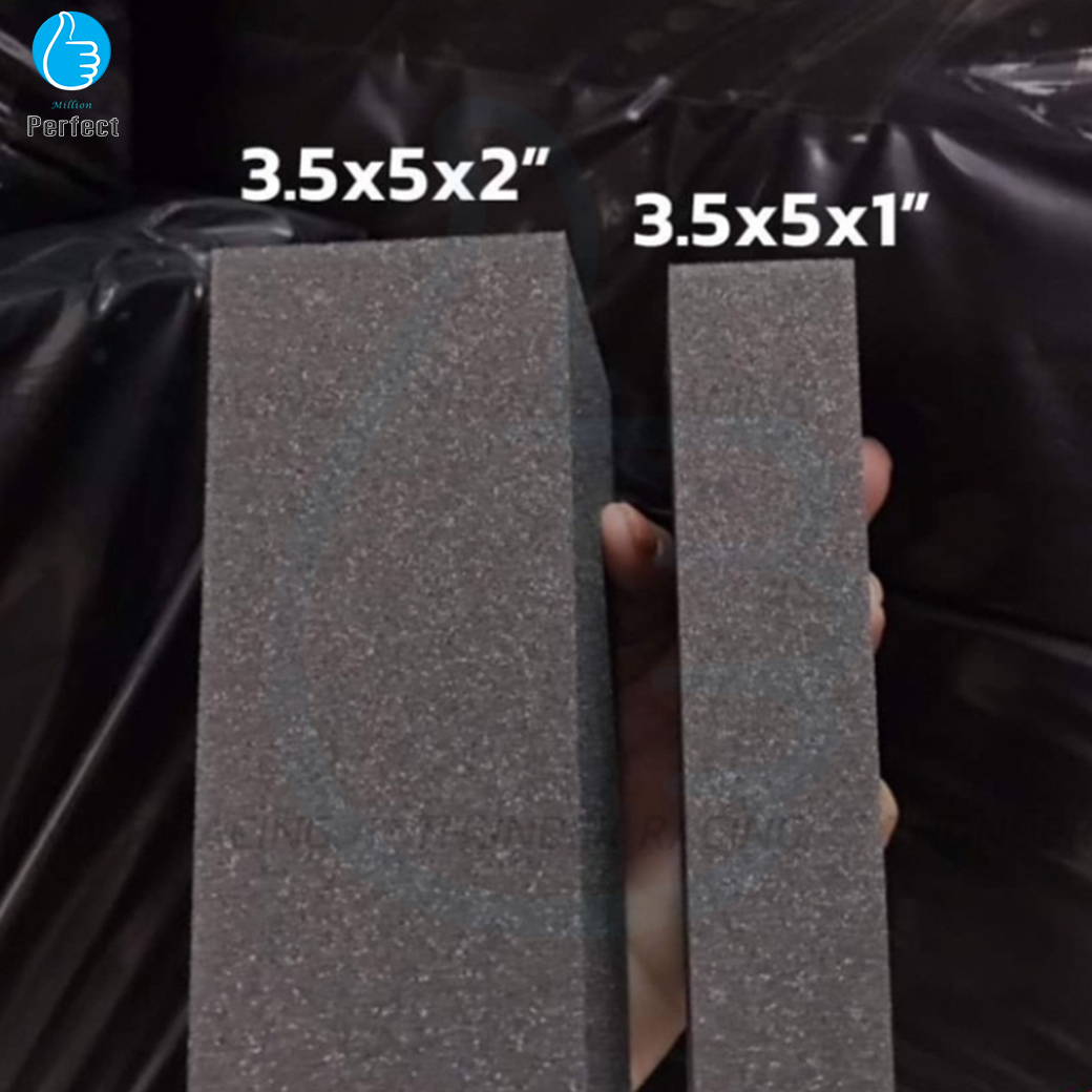 ฟองน้ำทายางดำ สีดำ เกรด A เนื้อละเอียด ฟองน้ำ ขัดเคลือบเงายางรถ งานขัดปูนปั้น ใช้งานทนทาน ไม่เปื่อยยุ่ย ฟองน้ำสีดำ ยางดำ