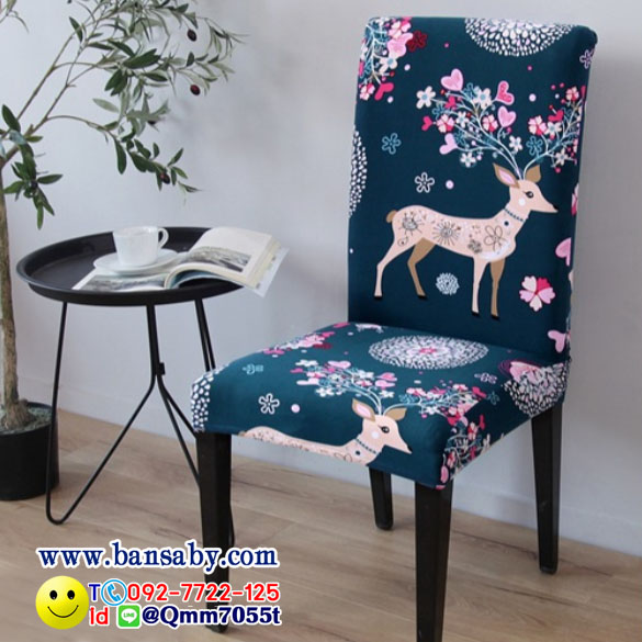 ผ้าคลุมเก้าอี้ทานข้าว 150 บาท