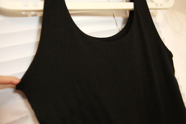 แม็กซี่เดรสเสื้อสีดำแขนกุด กระโปรงสีเหลือง ส่งฟรี ems