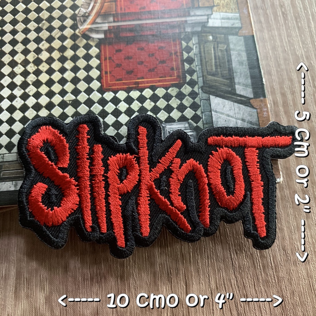 Slipknot วงดนตรี ร็อค เฮฟวี่เมทัล พังค์ ตัวรีดแบบปัก อาร์มปัก ตัวรีดติดเสื้อ ตัวรีด ติดกระเป๋า ติดหมวก ติดแจ๊คเก็ต Rock Iron on Embroidered Patch