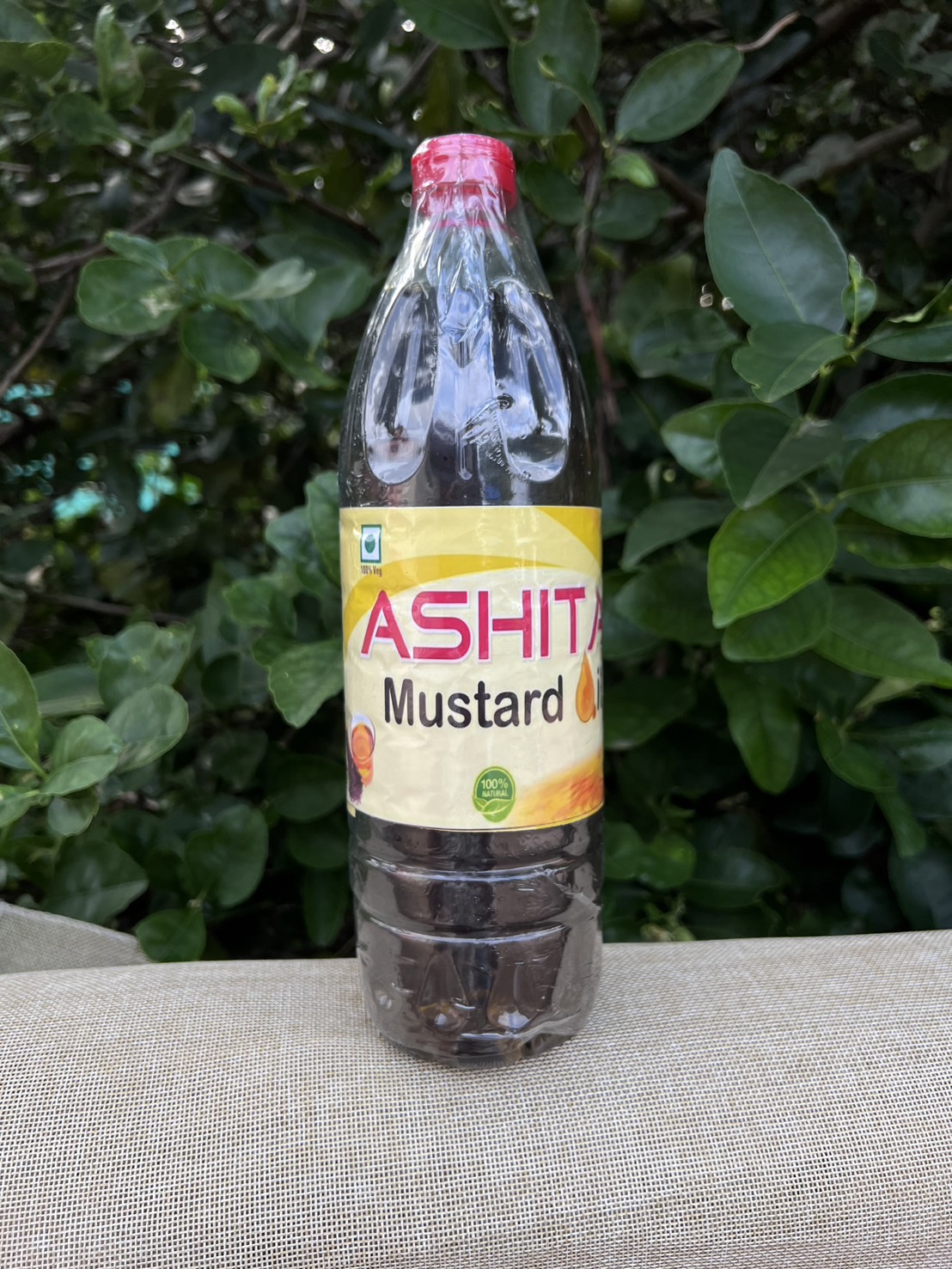 น้ำมันมัสตาร์ด ASHITA ขนาด 1 ลิตร น้ำมัสมัสตาร์ดอินเดีย ตราอาชิตะ