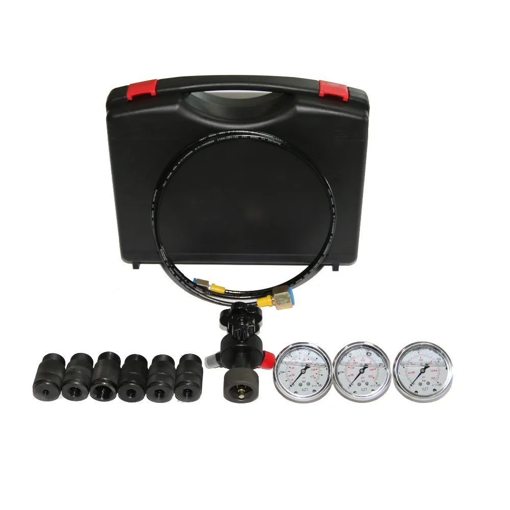 Hydraulic Accumulator cylinder Nitrogen gas, charging kit and Pressure Test Kit,
