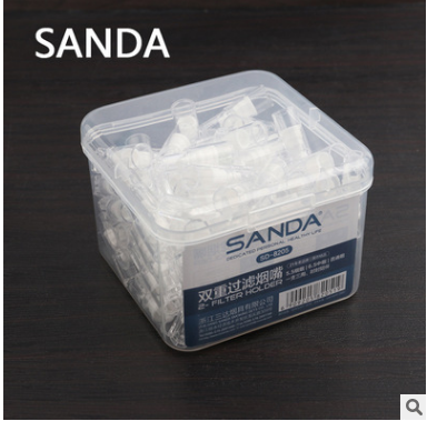 SANDA SD820S ที่กรองบุหรี่ 100 ชิ้น (มวนใหญ่ปกติ และมวน 5.0)