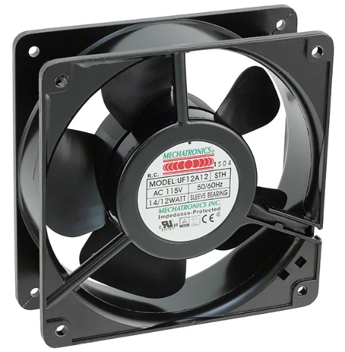 Mechatronics Fan Group UF12A12-STHR FAN AXIAL 120X38MM 115VAC