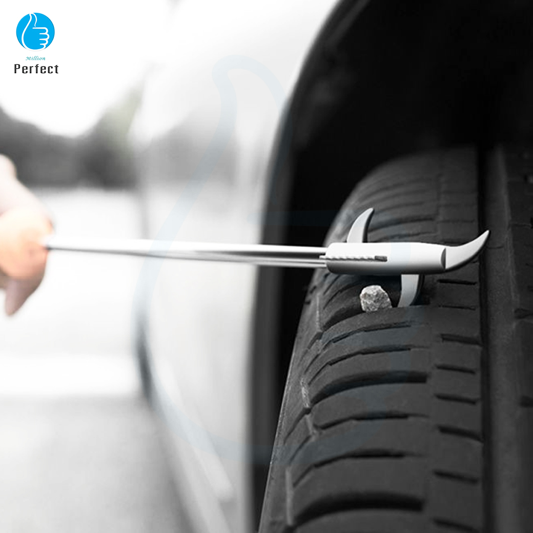 อุปกรณ์แคะเศษหินยางรถยนต์ แก้ปัญหา หินติดยาง ดินติดยาง สามารถเป็นไขควงได้ ทำความสะอาดยาง รุ่น XZ89