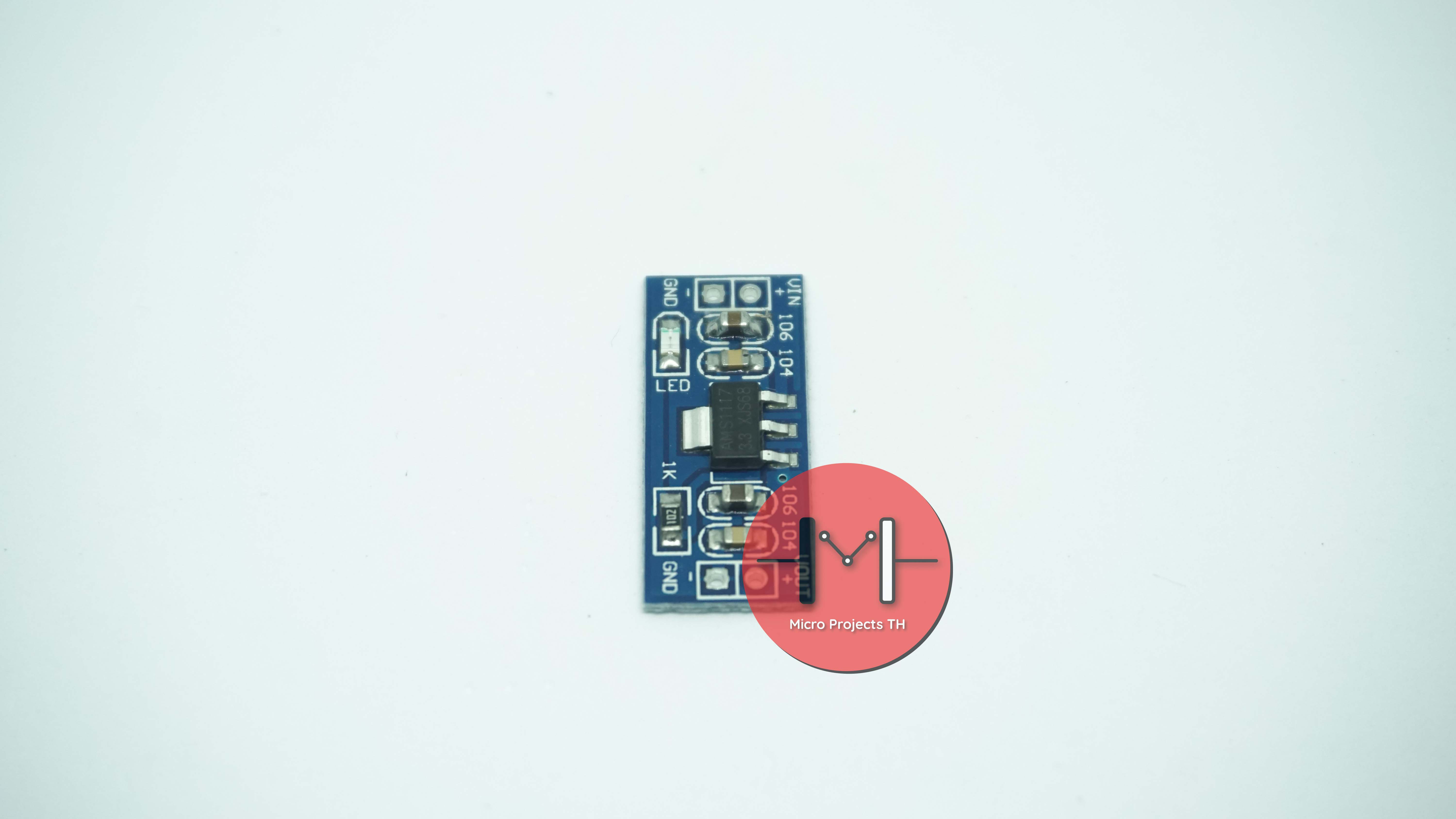 4.5V-7V to 3.3V AMS1117-3.3V Power Supply Module