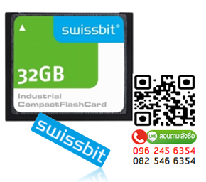 Swissbit, Compact Flash Card,CF Card, 32GB,Industrial Grade,Industrial CF Card,