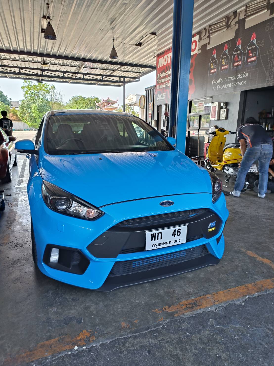 แผ่นปิดใต้ห้องเครื่องอลูมิเนียม Ford Focus 2018-2023 Raceplate_Undertray