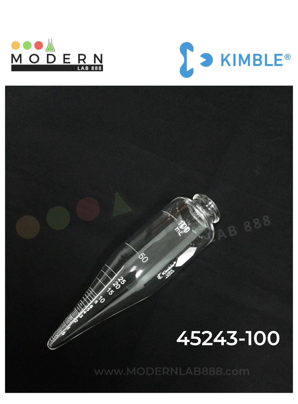 6" Short Cone Oil Centrifuge Tubes